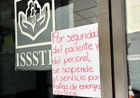Se quedan sin luz en Clínica del ISSSTE Satélite por condiciones climáticas; derechohabientes aseguran que no pueden realizar citas médicas