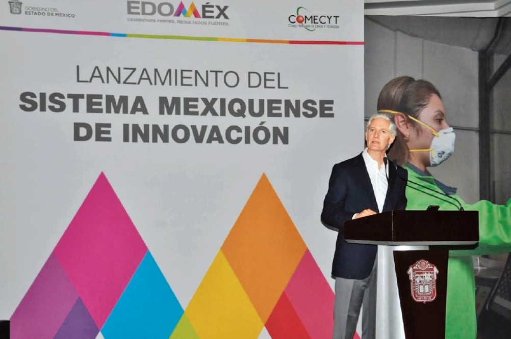 Modernización. El gobernador Alfredo del Mazo presentó el Sistema Mexiquense de Innovación en el World Trade Center estatal (ESPECIAL)