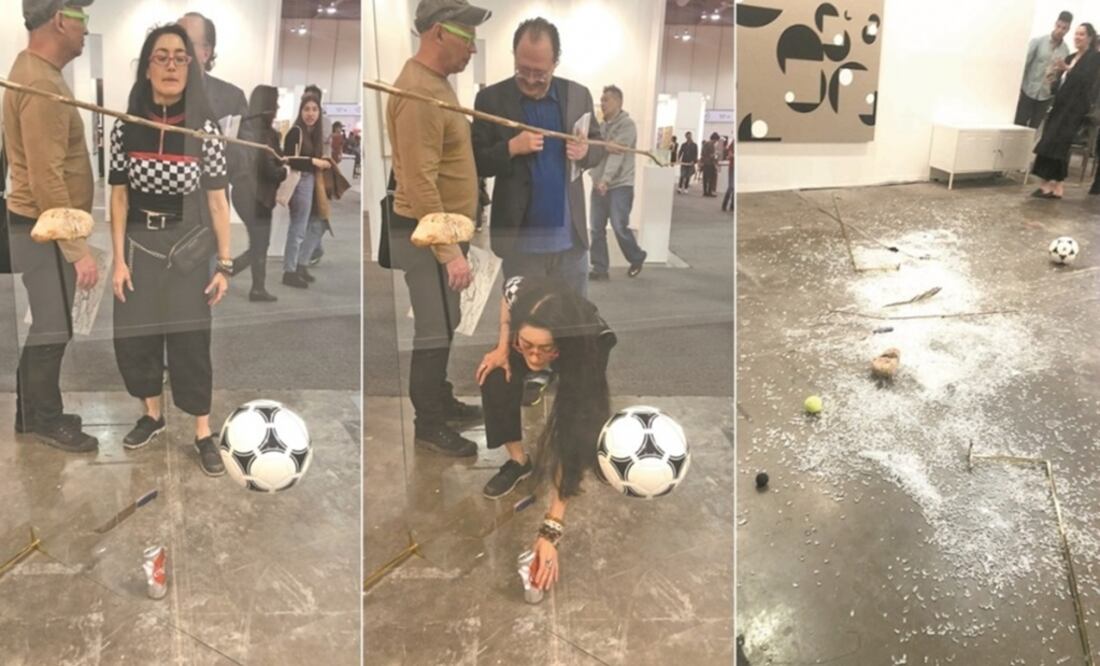 The piece was exposed at Zona Maco 2020 - Photo: File photo/EL UNIVERSAL