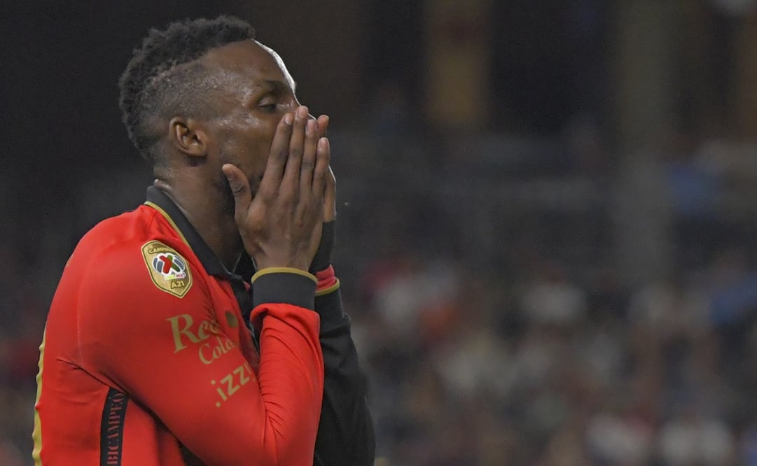 Julián Quiñones lamentando una acción del Atlas - FOTO: Imago7