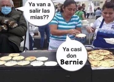 "Las gorditas de Bernie"; los mejores memes foodie del senador Bernie Sanders