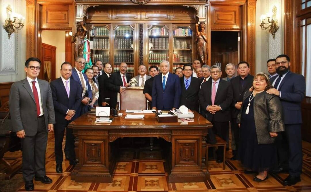 Evangelical leaders met with Mexico's President a few weeks ago - Photo: Taken from Arturo Farela's Facebook page