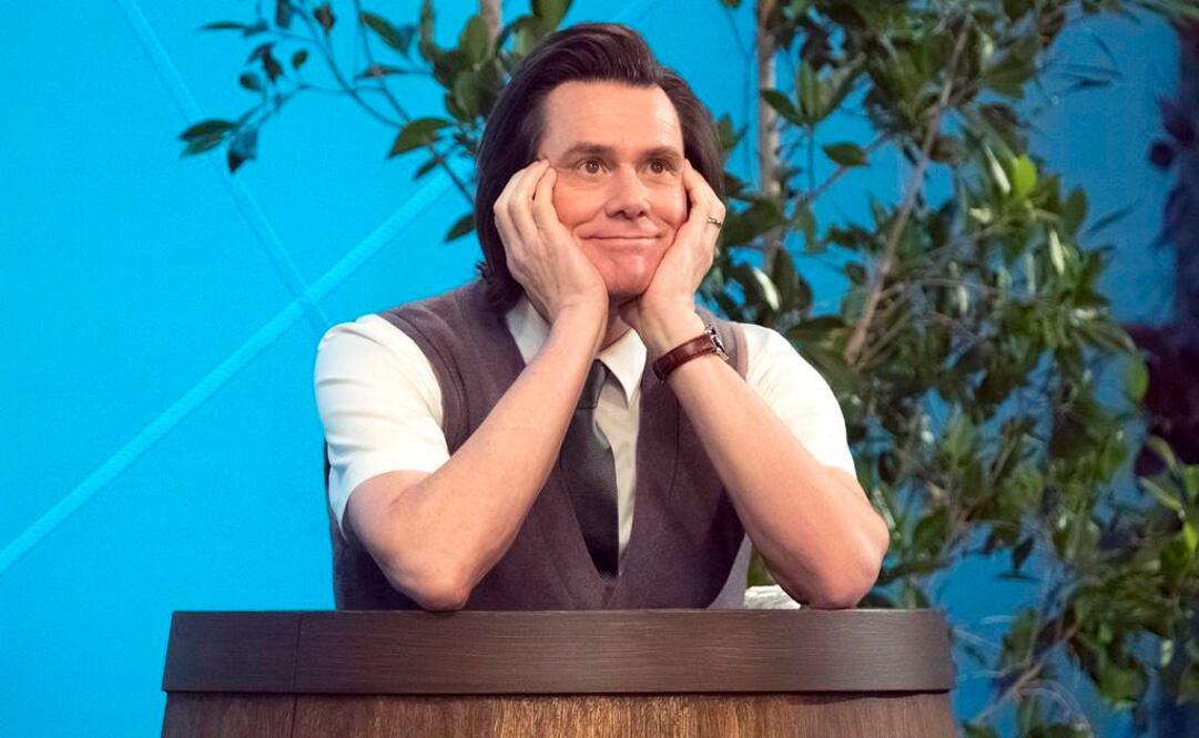 Jim Carrey en el papel de Jeff Pickles en una escena de la serie "Kidding". El programa fue nominado a un Globo de Oro a mejor serie de comedia. Carrey también fue nominado a mejor actor de una serie. Foto: Archivo AP 