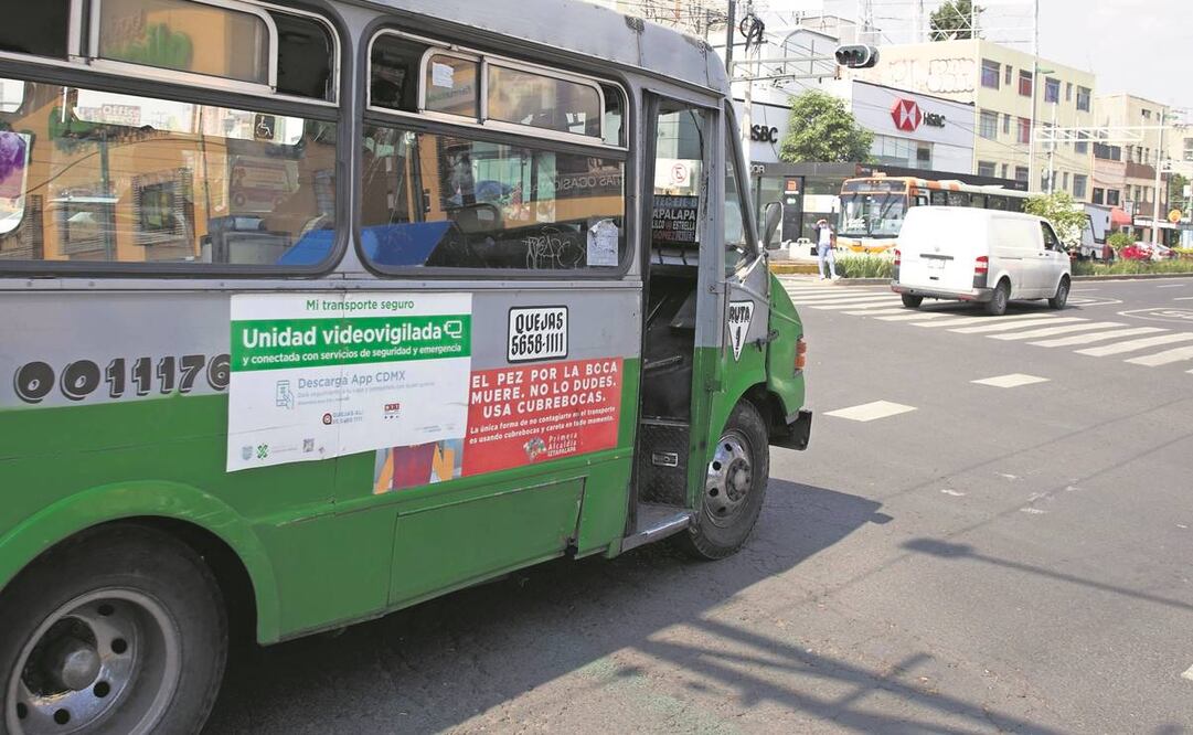 Usuarios de la Ruta 1 consideran que las unidades están en mal estado. Foto: Germán Espinosa/EL UNIVERSAL