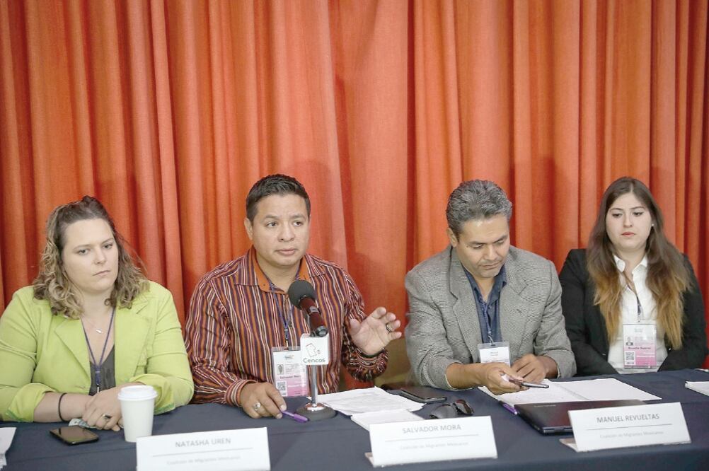 La Coalición de Migrantes Mexicanos dijo que el país tiene la responsabilidad de reconciliarse también con los connacionales que expulsó en algún momento (JUAN CARLOS REYES. EL UNIVERSAL)