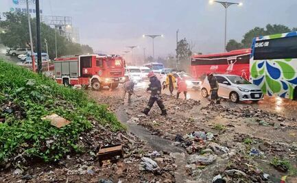 Se registra deslave en Tlalnepantla