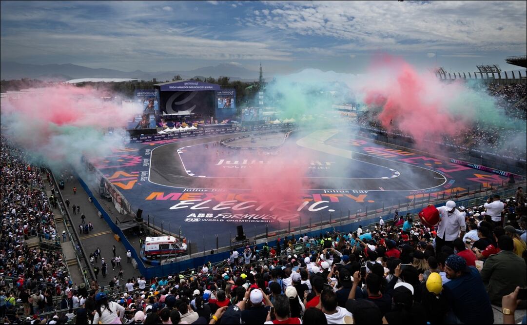 Estos son tres de los mejores momentos de la Fórmula E en México. FOTO: Especial