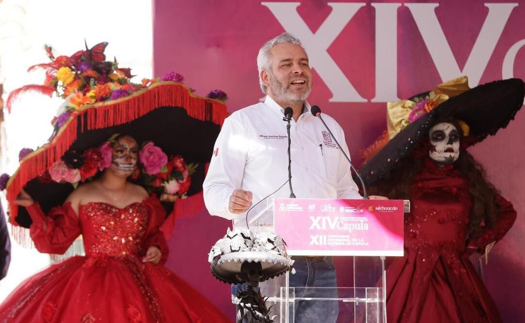 La edición 14 de esta festividad fue inaugurada por el gobernador Alfredo Ramírez Bedolla. Foto: Especial/ EL UNIVERSAL