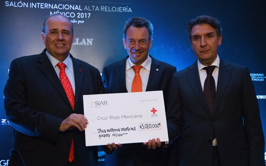 La comunidad SIAR dona 3 millones de pesos a la Cruz Roja Mexicana por el 19S