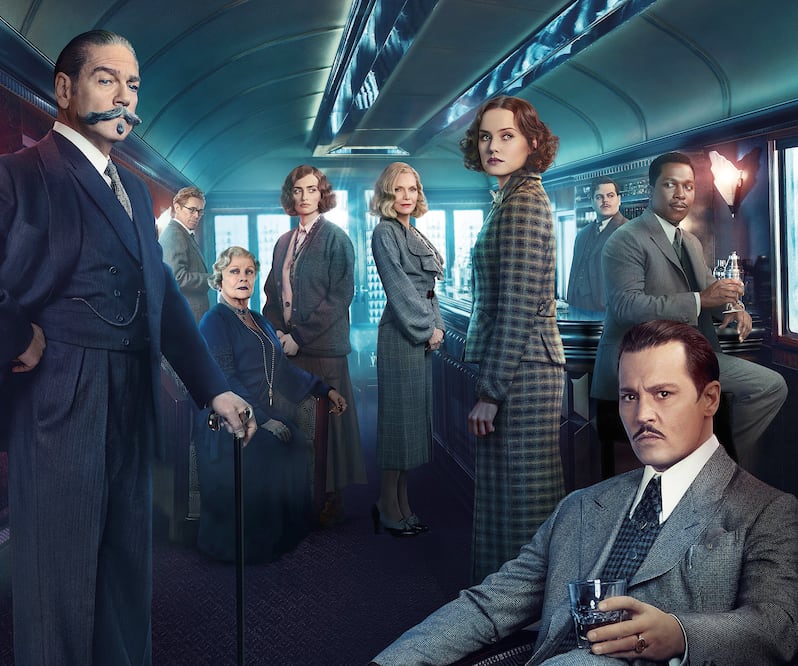 Asesinato en el expreso... es una cinta artificial pero entretenida (CORTESÍA)