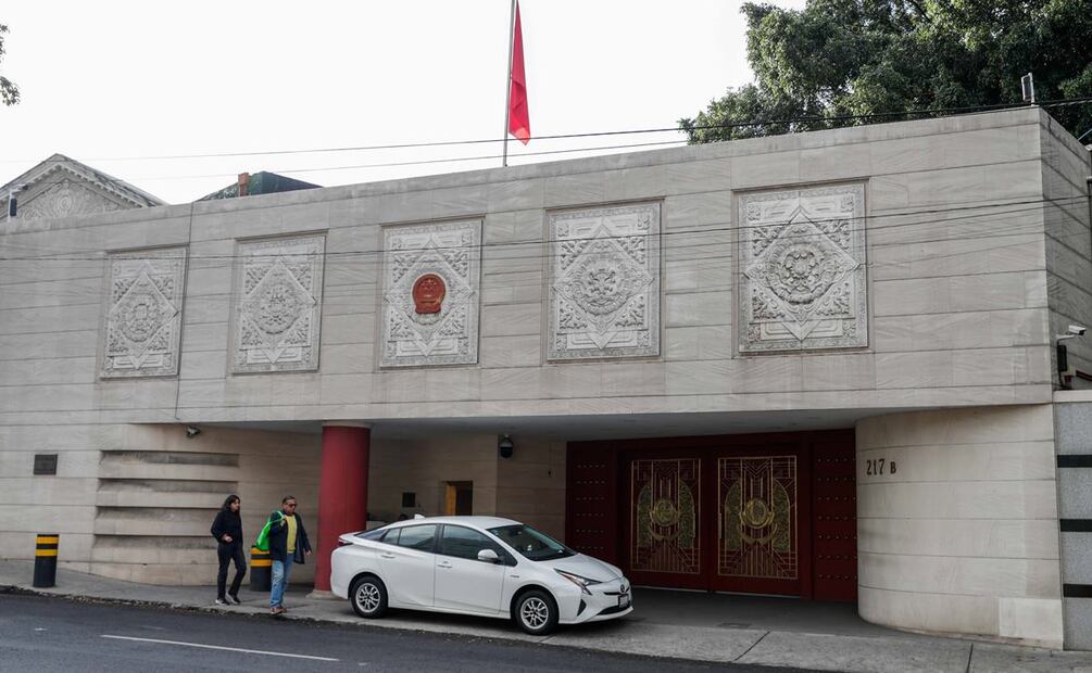 Embajada de China en México. / Foto: Diego Simón