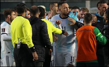 Así fue el pleito de Lionel Messi con seleccionados de Bolivia