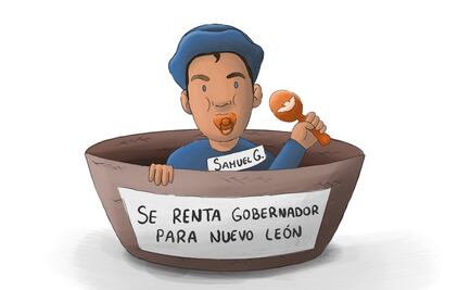 Se renta gobernador en Nuevo León seis años