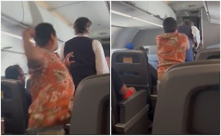 Acusan a pasajero por golpear a un sobrecargo en vuelo de México a Los Ángeles