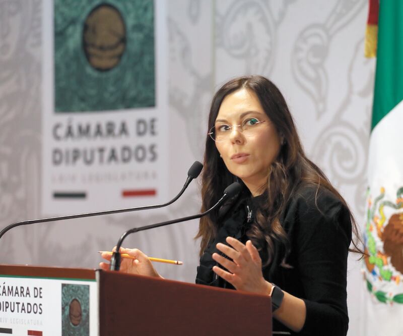 Laura Rojas, presidenta de la Cámara Baja, dijo que es momento de que los instrumentos legales que han aprobado se implementen y den resultados. ARCHIVO EL UNIVERSAL