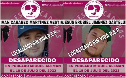 Madres Buscadoras hallan cuerpos de dos jóvenes taxistas desaparecidos en la Costa de Hermosillo