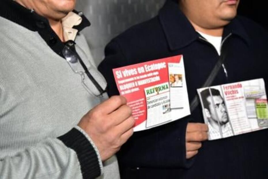 Detienen a sujetos con propaganda negra en contra de candidato de Fernando Vilchis