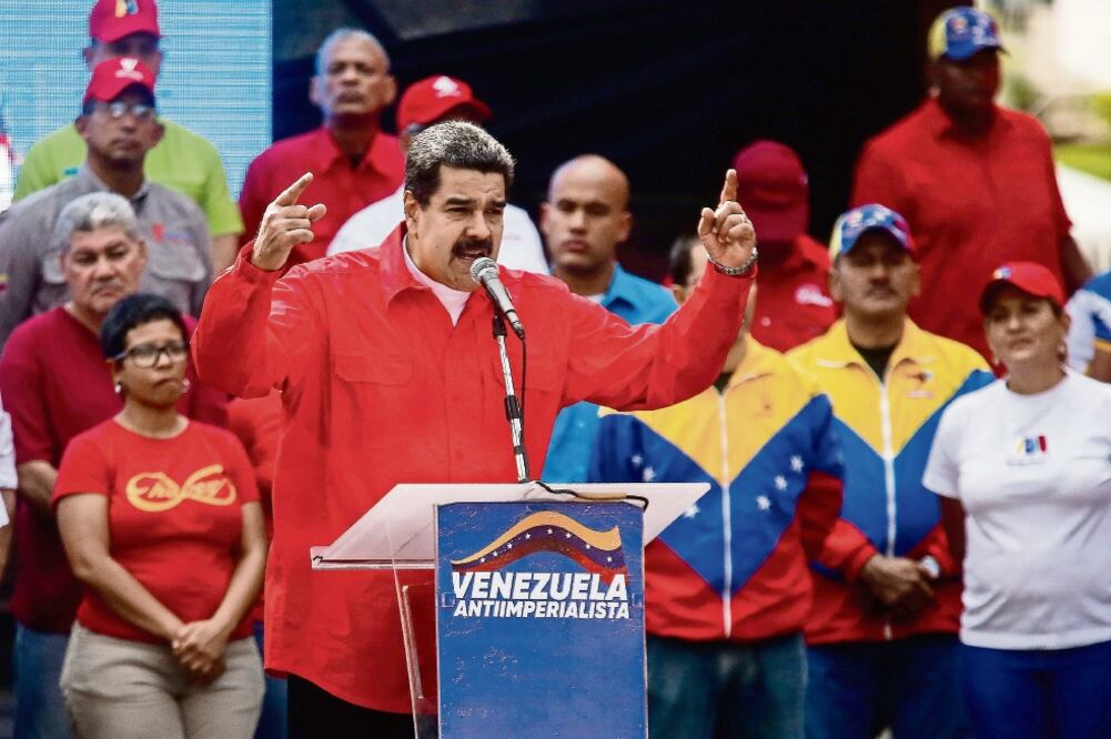 El presidente venezolano Nicolás Maduro, quien calificó de “fraca so” la Cumbre de las Américas que terminó ayer en Lima (CRISTIAN HERNÁNDEZ. EFE)