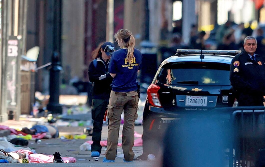 Atropello masivo en Nueva Orleans deja 10 muertos: Foto: AFP
