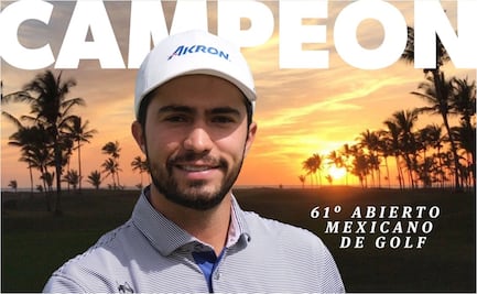 El tapatío Álvaro Ortiz, campeón del Abierto Mexicano de Golf