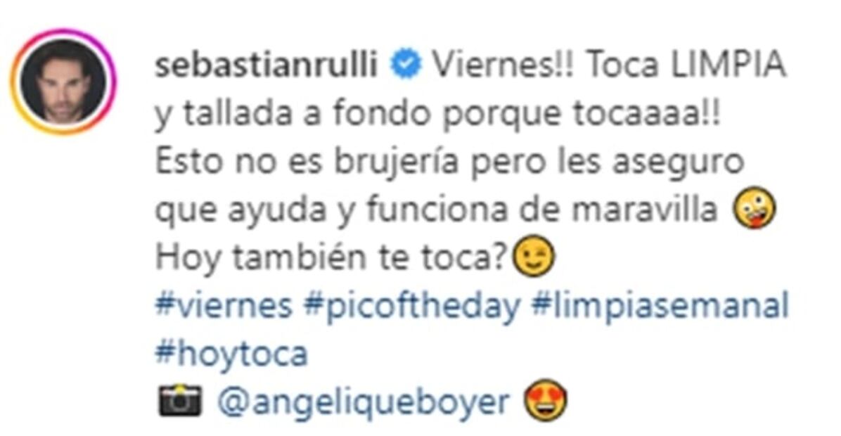 Angelique Boyer fotografía a Sebastián Rulli como dios lo trajo al mundo y levanta pasiones en seguidoras 
