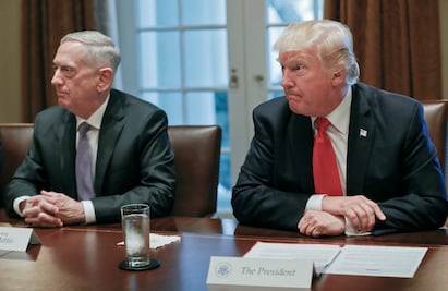 ​Secretario de Defensa de EU podría salir pronto del gabinete: Trump