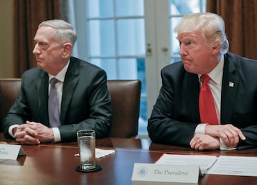 Secretario de Defensa de EU podría salir pronto del gabinete: Trump