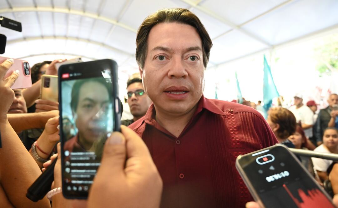 El dirigente nacional de Morena, Mario Delgado, acusó al INE de mantenerse estáticos ante la queja que presentaron los representantes del partido. Foto: Justino Miranda - EL UNIVERSAL