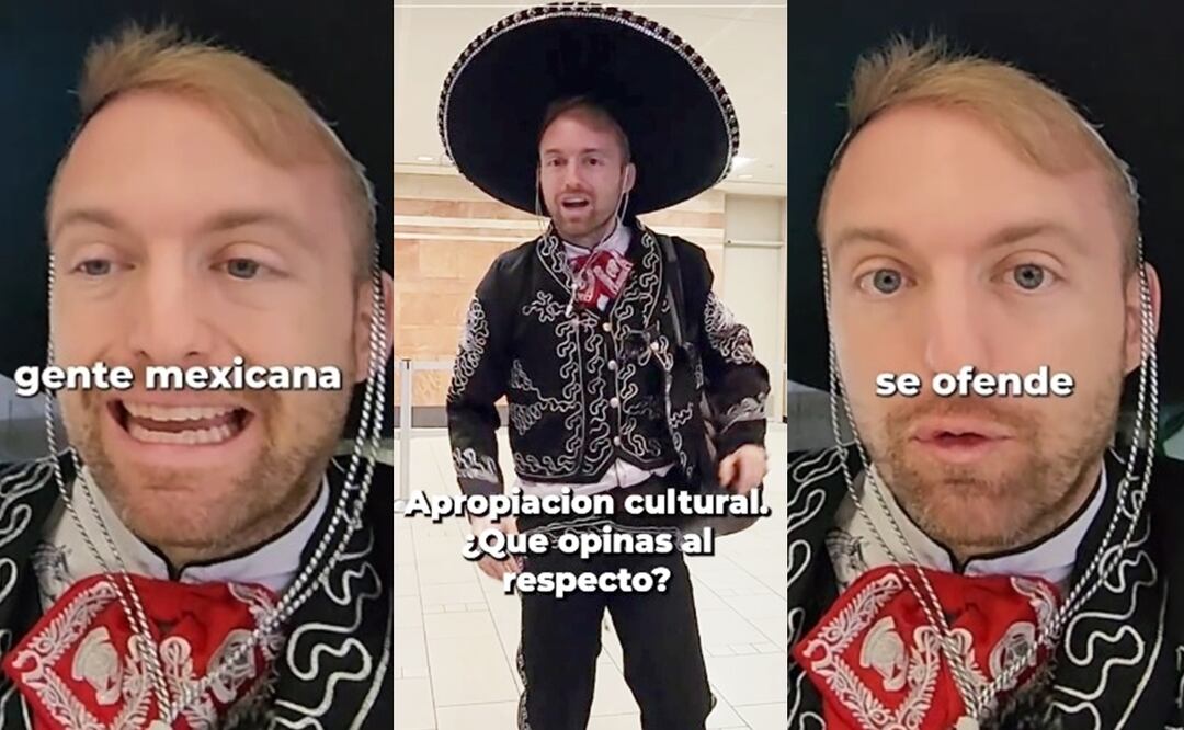 Un mariachi suelto en Estados Unidos. Fuente: TikTok @elgueritoviaja