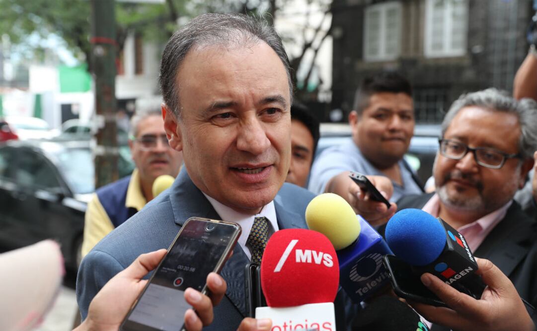 "No se está atorando nada, sino es un proceso de afinamiento de contenidos de planteamientos y no vamos a precipitar la presentación a riesgo de incurrir en algún error", argumentó Alfonso Durazo. Lucía Godínez | EL UNIVERSAL