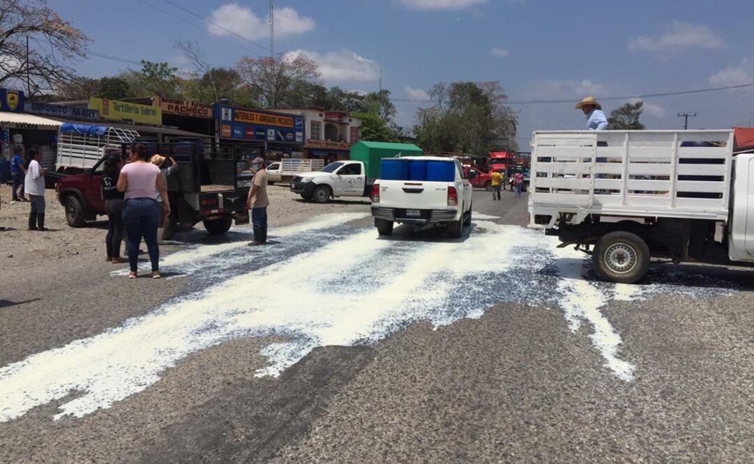 Su protesta impidió por varias horas el tránsito vehicular al estado de Veracruz y a la región Cuenca del Papaloapan. Foto: Cortesía
