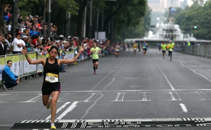 Mapa. Ruta y afectaciones de Medio Maratón CDMX