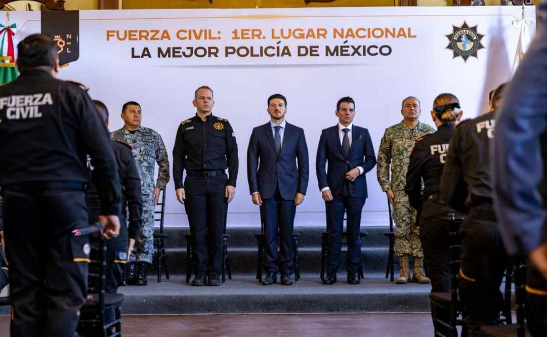 Reconocen a Fuerza Civil de Nuevo León / Foto: Especial