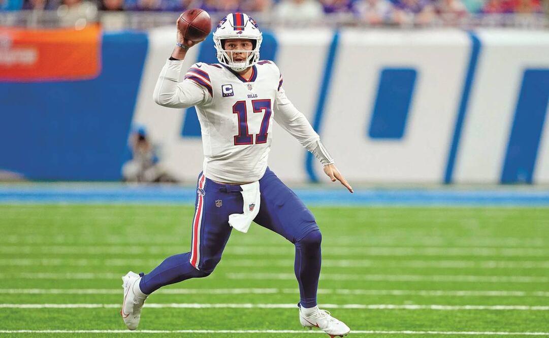 Josh Allen guía a un equipo con varias bajas. Foto: Nic Antaya/AFP