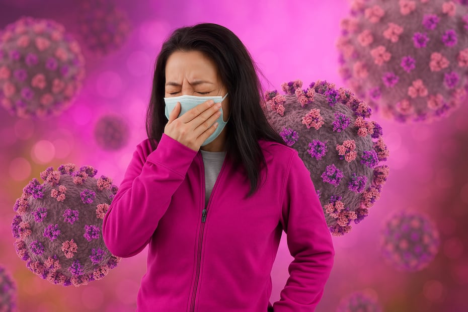 Influenza A H3N2: así se contagia la “súper gripe”. Foto: Pixabay y creada con IA