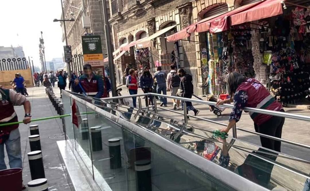 Entre las acciones, se repusieron 285 metros lineales de rejillas de desagüe en las calles de Dolores e Independencia. Foto: Especial