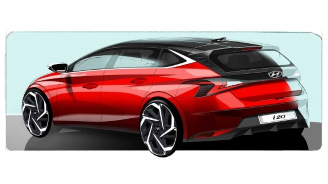 Hyundai adelanta al nuevo i20 en bocetos