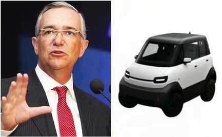 Salinas Pliego choca con exsenador morenista tras presentación de auto eléctrico Olinia; lo llama “zángano mantenido”