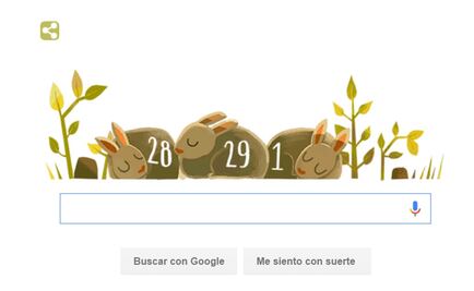 Un 'doodle' para este año bisiesto