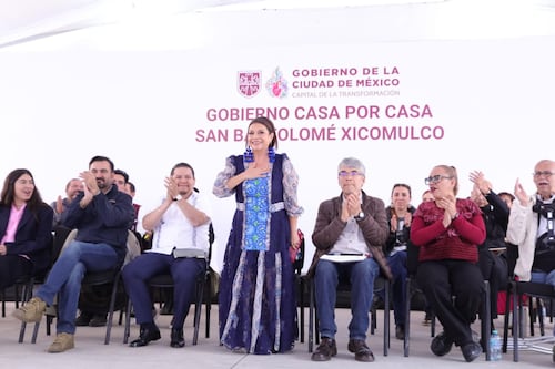 Clara Brugada Pledges Road Repaving for Milpa Alta; Work to Start in October