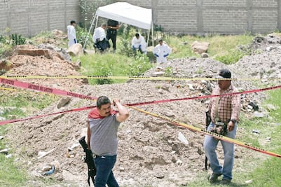 Intervino PGR en 186 fosas clandestinas