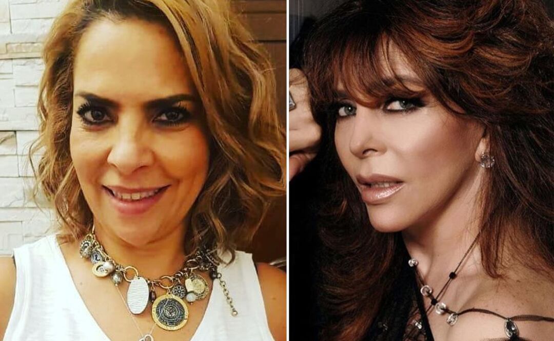 Ana María Alvarado y Verónica Castro. Foto: producción El Universal