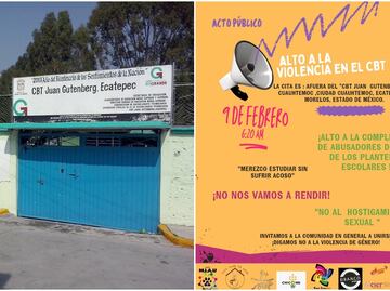 Alumnas de CBT en Ecatepec alistan acto contra supuesta violencia de profesores