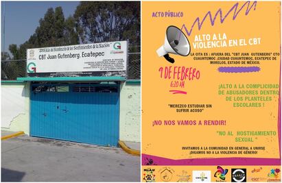 Alumnas de CBT en Ecatepec alistan acto contra supuesta violencia de profesores