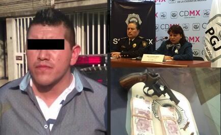 Arrestan a presunto asaltante que robó 95 mil pesos a cuentahabiente