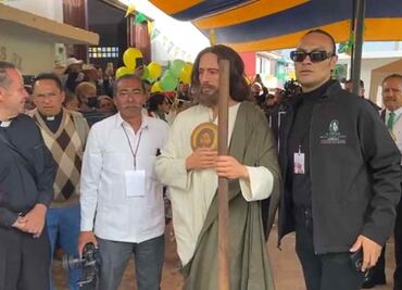 VIDEO: En medio de una gran algarabía, reliquias de San Judas Tadeo llegan a Ecatepec