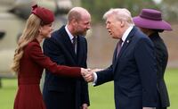 Donald Trump lanza inapropiado piropo a Kate Middleton frente a William y Melania; así reaccionaron. Foto: AFP