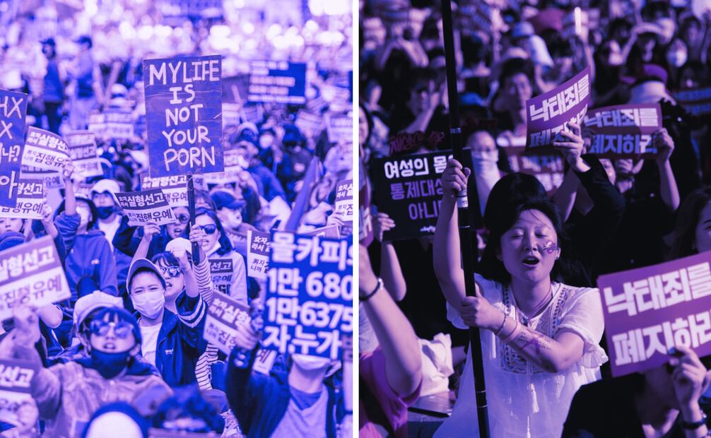 Este movimiento feminista cuestiona las expectativas sociales hacia las mujeres, especialmente en temas de matrimonio y maternidad. Foto: Captura de pantalla en X