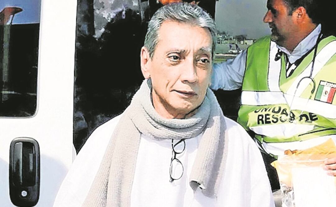 Condena. Mario Villanueva durante su arribo a la CDMX, deportado por Estados Unidos, en enero de 2017. (ARCHIVO EL UNIVERSAL)