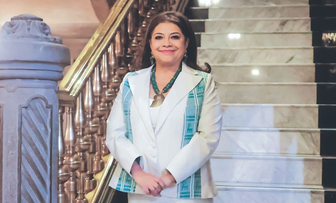 La jefa de Gobierno de la CDMX busca un empoderamiento femenino real y visibilizar el valor del trabajo doméstico y de cuidados que no es remunerado. Foto: de Fernanda Rojas. El Universal